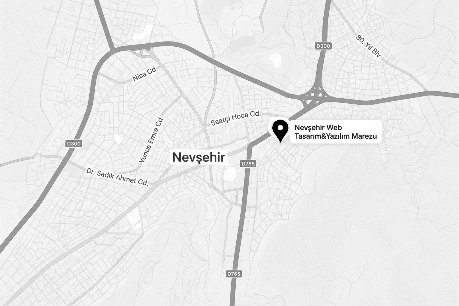 Marezu Nevşehir iletişim konumu